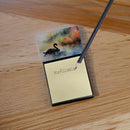 Black Swan Sticky Note Holder- Refiilable Desk Accessory Note Pad