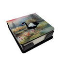 Black Swan PU Leather Note Paper Holder