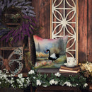 Black Swan Throw Pillow - 14x14 Decorative Pillow – Art for Your Home & Patio