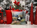 Black Swan Throw Pillow - 14x14 Decorative Pillow – Art for Your Home & Patio