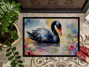 Black Swan Doormat-24x36 Indoor / Outdoor Rug | Made in USA