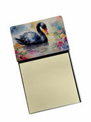 Black Swan Sticky Note Holder- Refiilable Desk Accessory Note Pad