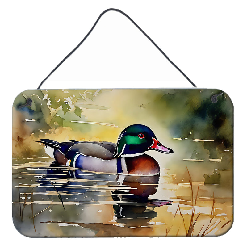 Wood Duck Wall or Door Hanging Prints