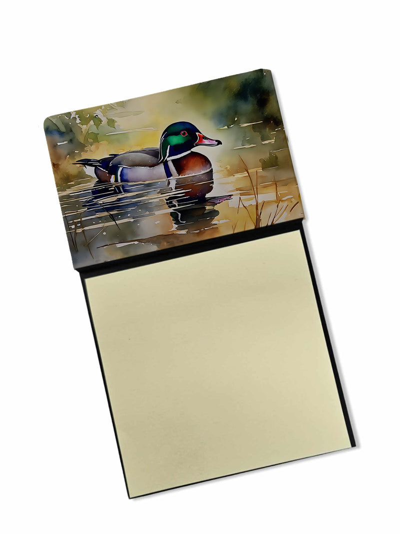 Wood Duck Sticky Note Holder