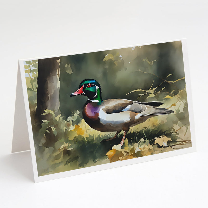 Wood Duck Greeting Cards Pack of 8