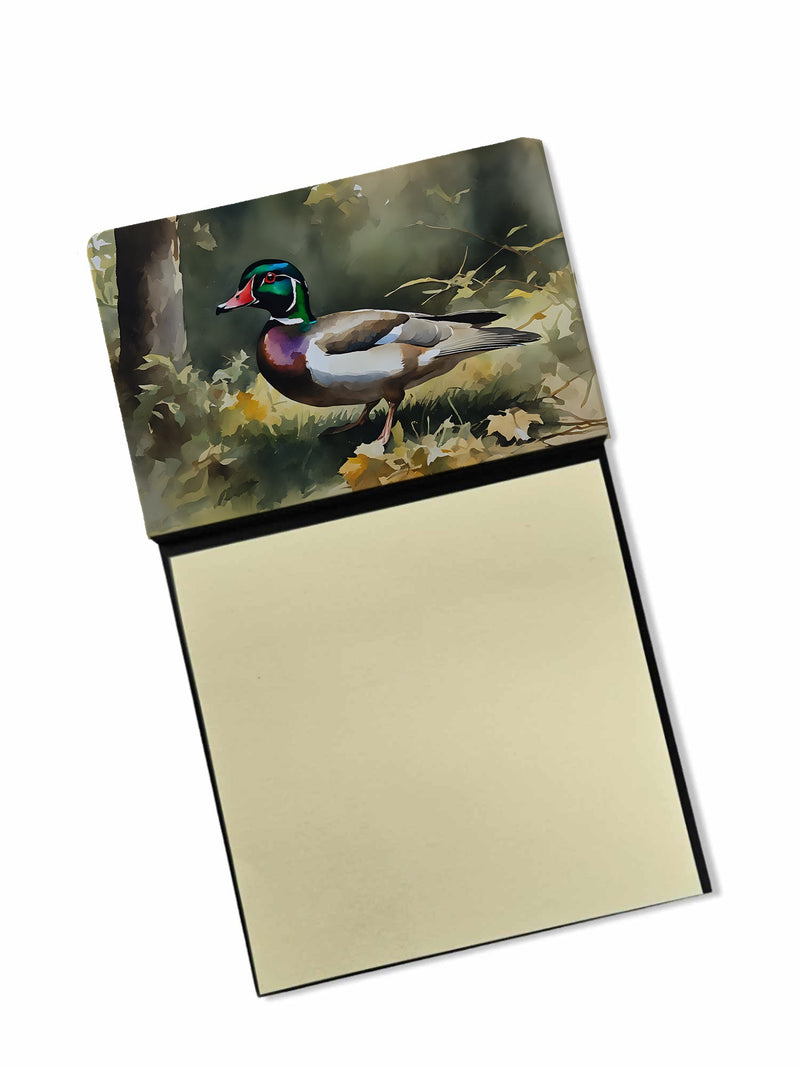 Wood Duck Sticky Note Holder