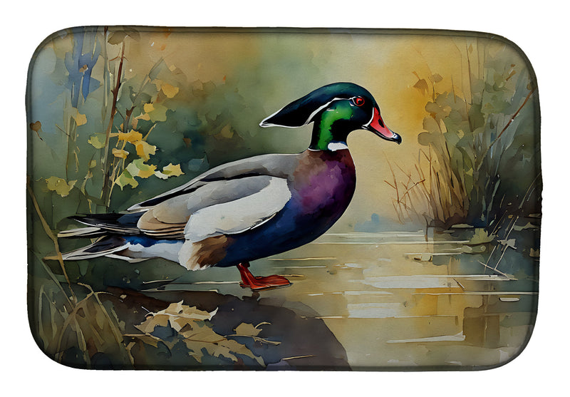 Wood Duck Dish Drying Mat