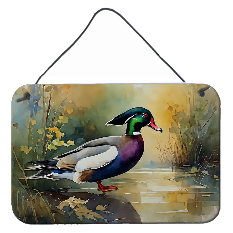 Wood Duck Wall or Door Hanging Prints