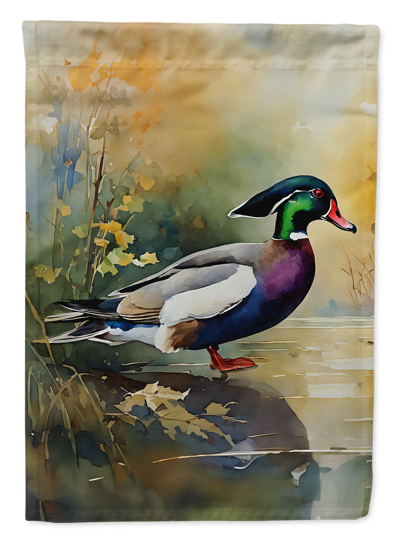 Wood Duck Garden Flag