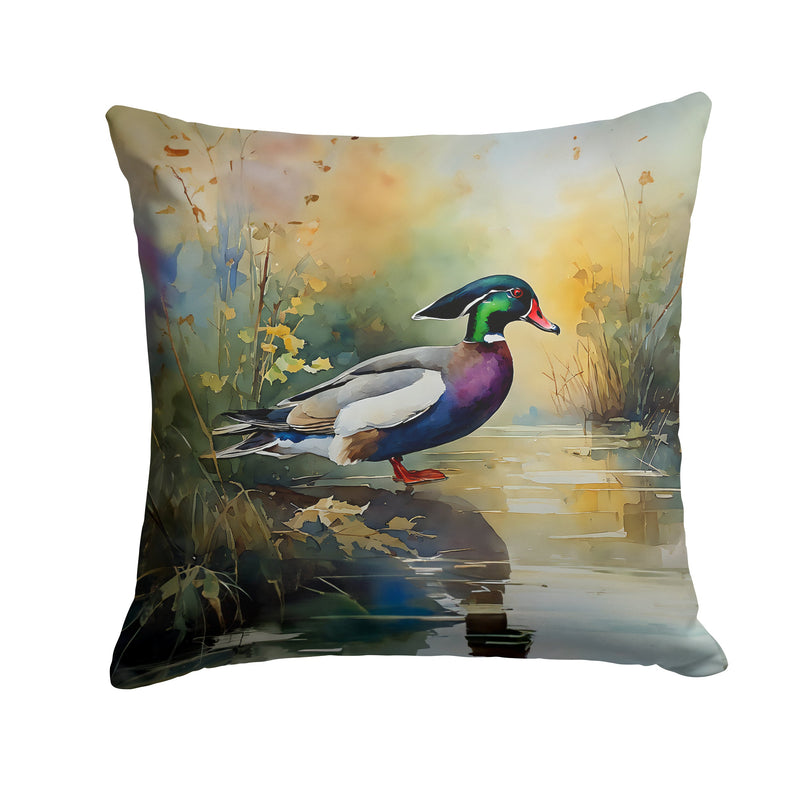 Wood Duck Throw Pillow