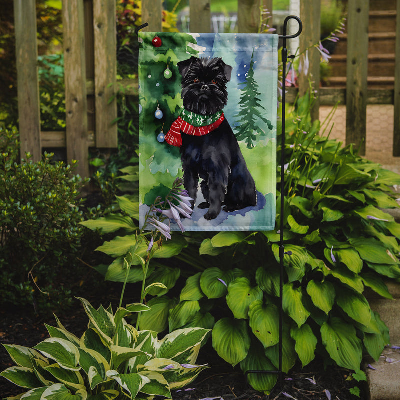 Affenpinscher Christmas Garden Flag