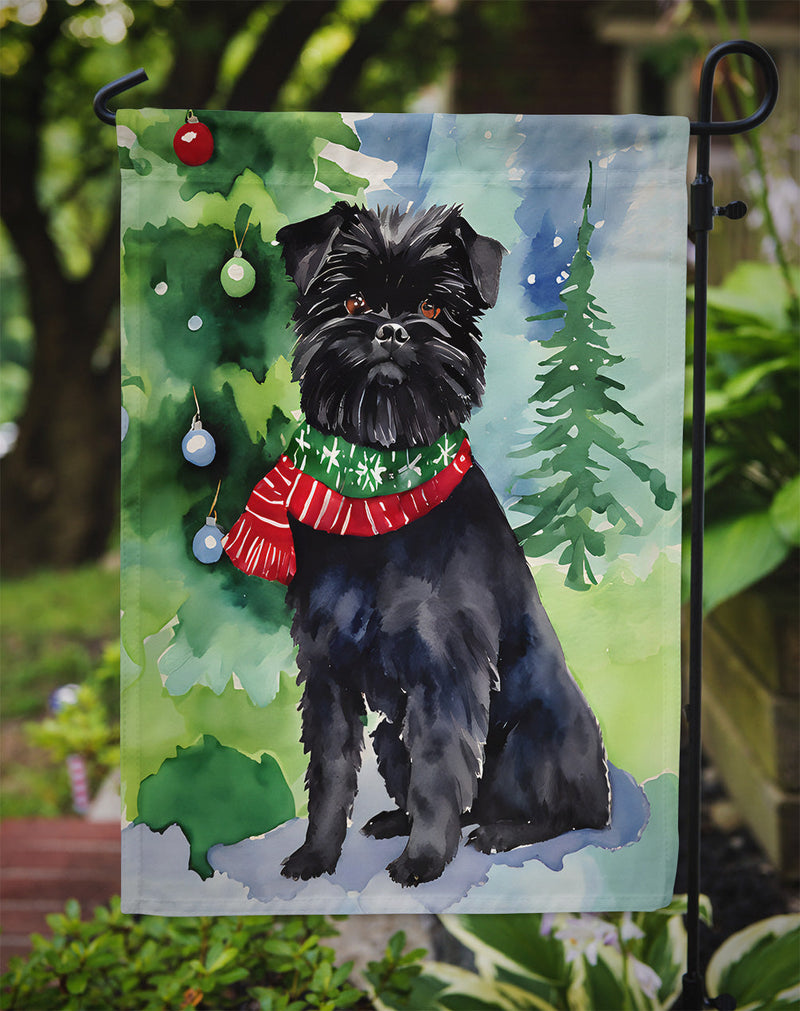 Affenpinscher Christmas Garden Flag