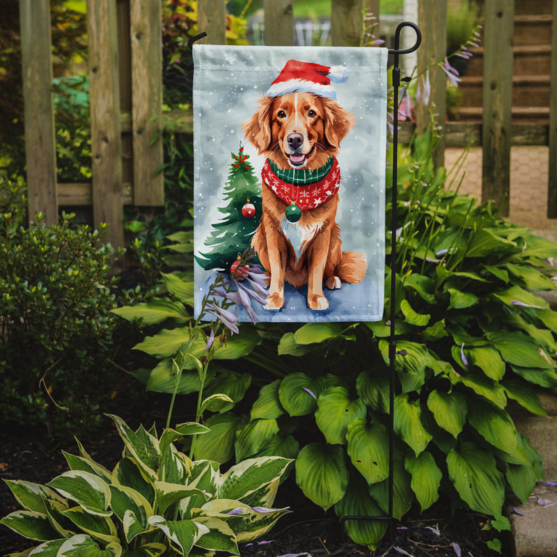 Nova Scotia Duck Toller Christmas Garden Flag