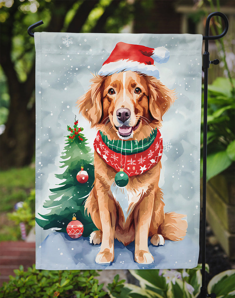 Nova Scotia Duck Toller Christmas Garden Flag