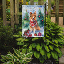 Sheltie Christmas Garden Flag – Cozy Dog Holiday Decor with Tree & Presents
