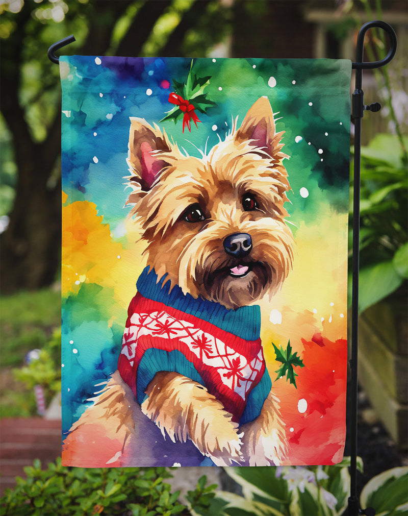 Yorkshire Terrier Yorkie Christmas Garden Flag