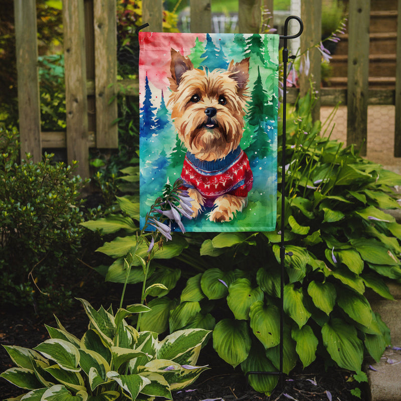 Yorkshire Terrier Yorkie Christmas Garden Flag