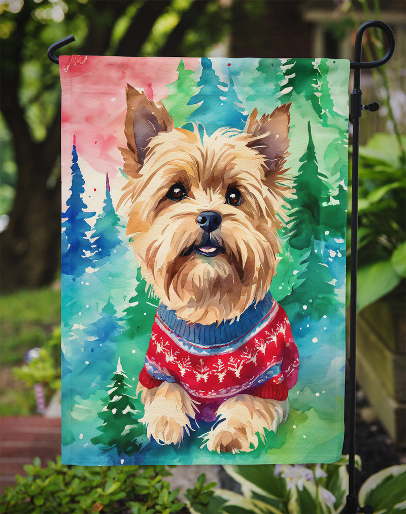 Yorkshire Terrier Yorkie Christmas Garden Flag