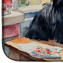 Affenpinscher Christmas Cookies Dish Drying Mat