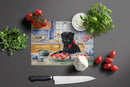 Affenpinscher Christmas Cookies Glass Cutting Boards – Durable, Decorative Kitchen Art