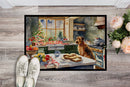 Airedale Terrier Christmas Cookies Doormat - 18X27 Indoor / Outdoor Rug | Made in USA