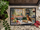 Airedale Terrier Christmas Cookies Doormat - 18X27 Indoor / Outdoor Rug | Made in USA