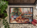 Airedale Terrier Christmas Cookies Doormat-24x36 Indoor / Outdoor Rug | Made in USA