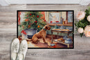 Airedale Terrier Christmas Cookies Doormat - 18X27 Indoor / Outdoor Rug | Made in USA