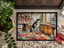 Alaskan Malamute Christmas Cookies Doormat - 18X27 Indoor / Outdoor Rug | Made in USA
