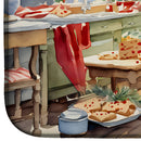 Alaskan Malamute Christmas Cookies Dish Drying Mat