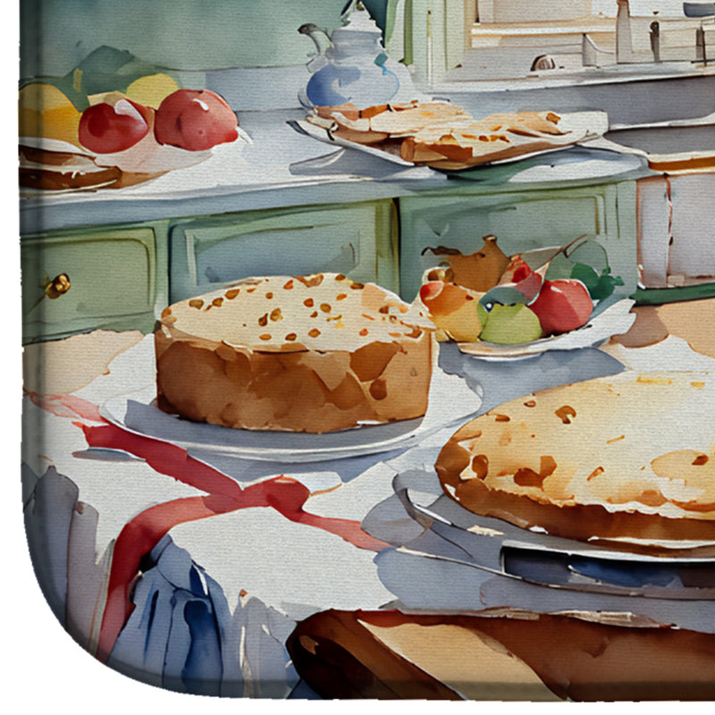 American English Coonhound Christmas Cookies Dish Drying Mat