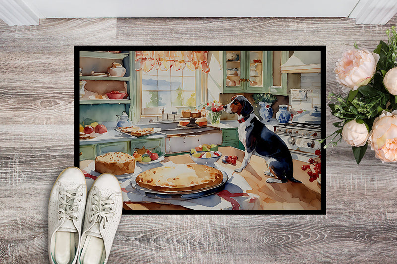 American English Coonhound Christmas Cookies Doormat-24x36 Indoor / Outdoor Rug | Made in USA