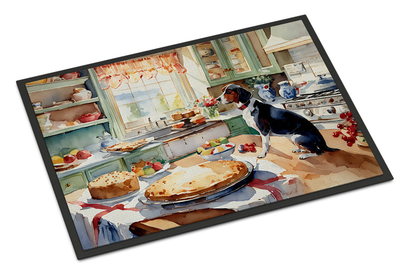 American English Coonhound Christmas Cookies Doormat-24x36 Indoor / Outdoor Rug | Made in USA