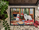 American Eskimo Christmas Cookies Doormat - 18X27 Indoor / Outdoor Rug | Made in USA