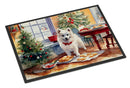 American Eskimo Christmas Cookies Doormat-24x36 Indoor / Outdoor Rug | Made in USA