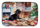 American Water Spaniel Christmas Cookies Dish Drying Mat