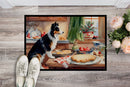 Border Collie Christmas Cookies Doormat-24x36 Indoor / Outdoor Rug | Made in USA