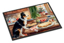 Border Collie Christmas Cookies Doormat-24x36 Indoor / Outdoor Rug | Made in USA