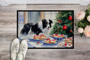 Border Collie Christmas Cookies Doormat-24x36 Indoor / Outdoor Rug | Made in USA