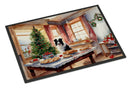 Border Collie Christmas Cookies Doormat-24x36 Indoor / Outdoor Rug | Made in USA