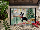 Boston Terrier Christmas Cookies Doormat-24x36 Indoor / Outdoor Rug | Made in USA
