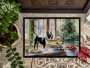 Boston Terrier Christmas Cookies Doormat-24x36 Indoor / Outdoor Rug | Made in USA