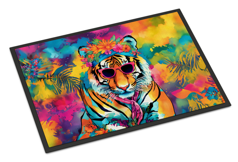 Hippie Animal Bengal Tiger Doormat - 18X27 Indoor / Outdoor Rug | Made in USA