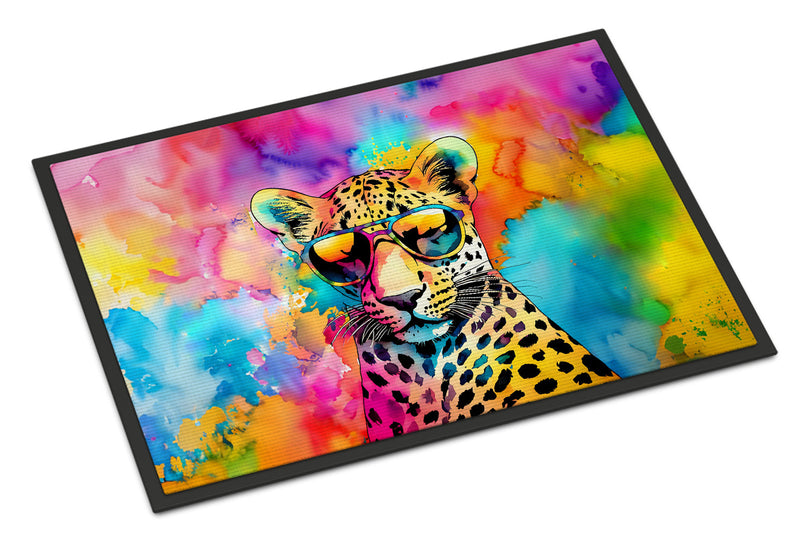Hippie Animal Leopard Doormat - 18X27 Indoor / Outdoor Rug | Made in USA