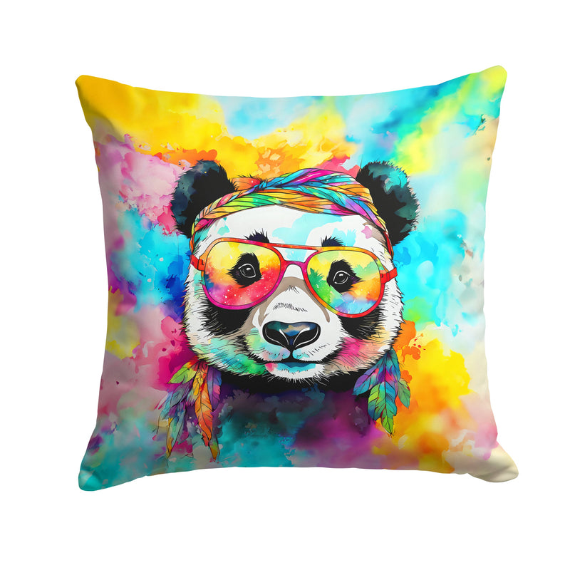 Hippie Animal Panda Throw Pillow