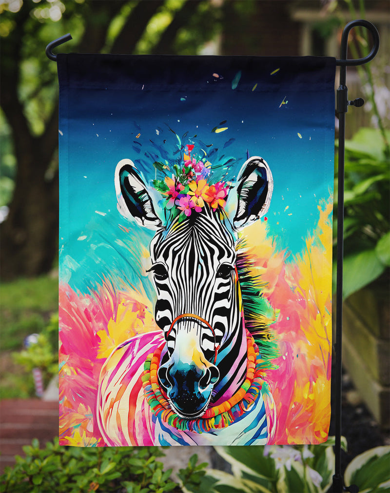 Hippie Animal Zebra Garden Flag