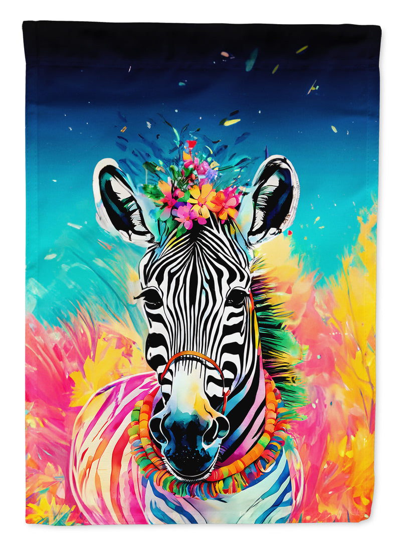 Hippie Animal Zebra Garden Flag