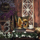 Bloodhound and Santa Claus Throw Pillow - 14x14 Decorative Pillow – Art for Your Home & Patio