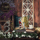 Borzoi and Santa Claus Throw Pillow - 14x14 Decorative Pillow – Art for Your Home & Patio