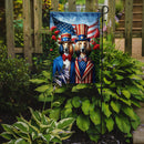 All American Afghan Hound Garden Flag –  Dogs with American Flag Background by Caroline’s Treasures